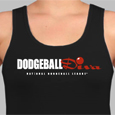 Dodgeball Diva Black Tank